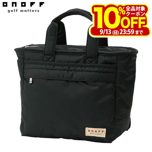 ONOFF オノフ メンズ ナイロンツイル ラウンドバッグ OA1426 02 ブラック [2026年モデル]