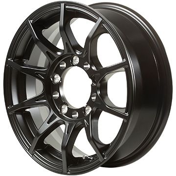 【取付対象】225/70R16 夏タイヤ ホイール4本セット ジムニーシエラ YOKOHAMA ジオランダー M/T G003 ゴジゲン ブラックマン G I 16インチ【送料無料】