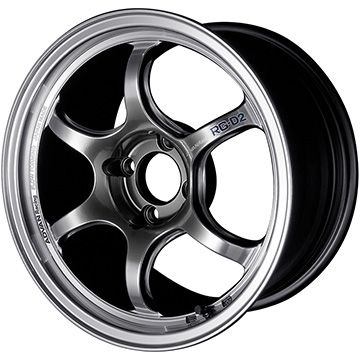 【取付対象】205/45R16 夏タイヤ ホイール4本セット YOKOHAMA アドバン フレバV701 (4/100車用) ヨコハマ アドバンレーシング RG-DII 16インチ【送料無料】