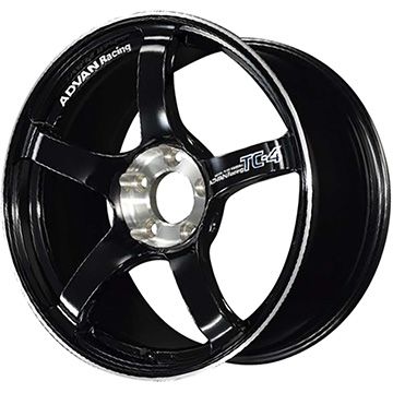 【取付対象】185/55R15 夏タイヤ ホイール4本セット (4/100車用) YOKOHAMA ブルーアース AE-01 ヨコハマ アドバンレーシング TC4 SE 15インチ【送料無料】