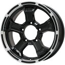 【取付対象】195/80R15 スタッドレスタイヤ ホイール4本セット ジムニーシエラ用 DUNLOP ウインターマックス SJ8+ BIGWAY B-MUD K(グロスブラックリムポリッシュ) 15インチ【送料無料】