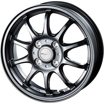 【取付対象】195/55R16 夏タイヤ ホイール4本セット DUNLOP エナセーブ EC204 (4/100車用) ビッグウエイ BWスポーツ ZT10 16インチ【送料無料】