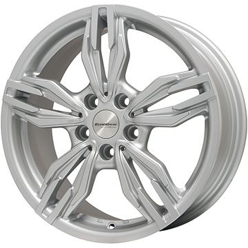 【取付対象】225/45R18 スタッドレスタイヤ ホイール4本セット 輸入車用 ベンツCクラス AMG（W205） MICHELIN エックスアイス スノー BIGWAY EURO BAHN by SPORTTECHNIC VTX(シルバー) 18インチ【送料無料】