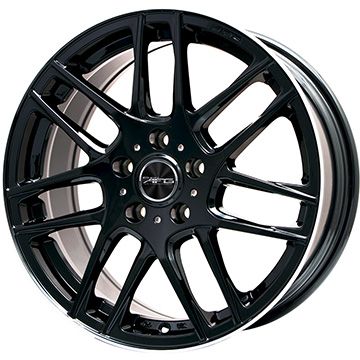 【取付対象】205/60R16 スタッドレスタイヤ ホイール4本セット 輸入車用 ベンツCLA（C118） PIRELLI ウィンター アイスゼロアシンメトリコ BIGWAY EURO AFG(グロスブラック/リムポリッシュ) 16インチ【送料無料】