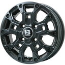 【取付対象】165/55R14 夏タイヤ ホイール4本セット DUNLOP EC202L (軽自動車用) ビッグウエイ B-LUGNAS BRD(マットブラック) 14インチ【送料無料】