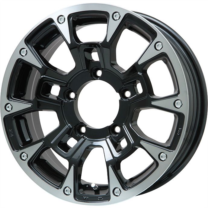 【取付対象】175/80R16 スタッドレスタイヤ ホイール4本セット ジムニー GRIPMAX アイスX SUV BSW ブラックサイドウォール(限定) BIGWAY B-LUGNAS BRD 16インチ(送料無料)