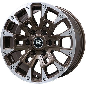 【取付対象】265/65R17 夏タイヤ ホイール4本セット プラド NITTO リッジグラップラー ビッグウエイ B-LUGNAS BRD(ブロンズポリッシュ) 17インチ【送料無料】