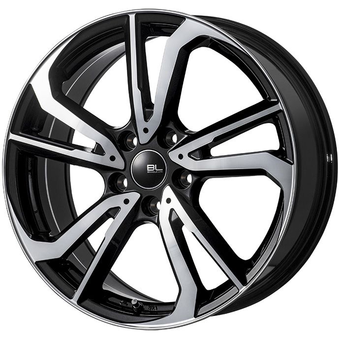 【取付対象】【送料無料 フリード 5穴/114】 185/65R15 15インチ DUNLOP ダンロップ ウインターマックス 02 WM02 スタッドレスタイヤ ホイール4本セット BRANDLE-LINE ブランドルライン レツィオ パールブラックポリッシュ 6J 6.00-15