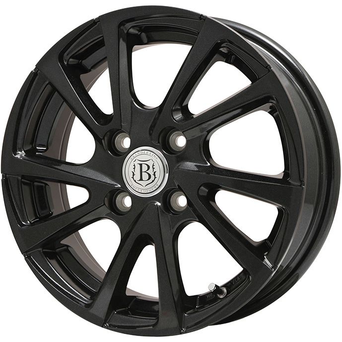 【取付対象】185/65R14 夏タイヤ ホイール4本セット YOKOHAMA ブルーアース AE-01F (4/100車用) BRANDLE E04B 14インチ【送料無料】