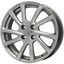 【取付対象】165/70R14 夏タイヤ ホイール4本セット YOKOHAMA ブルーアース A(AE50) (4/100車用) BRANDLE E04 14インチ【送料無料】