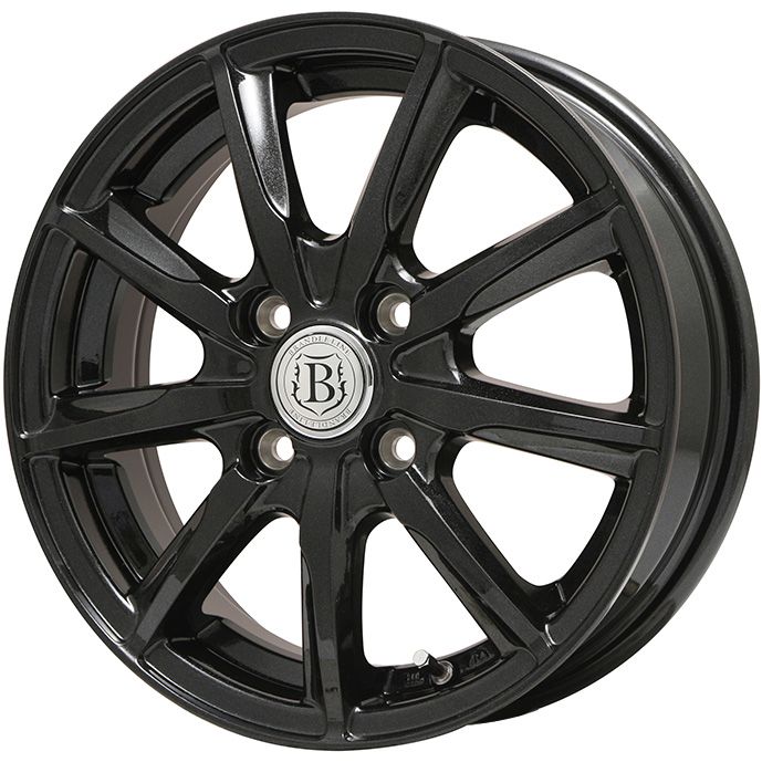 【取付対象】205/65R15 夏タイヤ ホイール4本セット (5/114車用) MILEVER ハーモニック MP270(限定) ブランドル E05B 15インチ【送料無料】