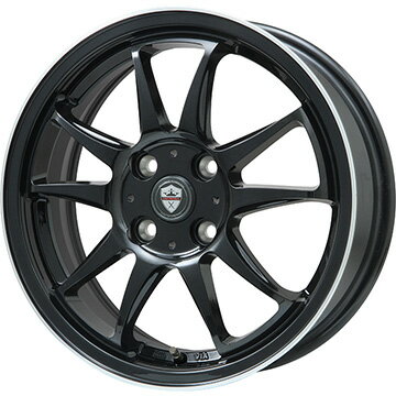 【取付対象】185/60R15 夏タイヤ ホイール4本セット YOKOHAMA ブルーアース RV-03 (4/100車用) BRANDLE KF28B 15インチ【送料無料】