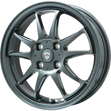 【取付対象】165/55R15 夏タイヤ ホイール4本セット N-BOX タント ワゴンR MILEVER ハーモニック プラス MP070(限定) ブランドル KF28 15インチ【送料無料】