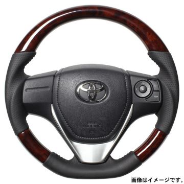 送料無料（一部離島除く）REAL レアル ステアリング ハンドル オリジナルシリーズ E160-BRW-BK