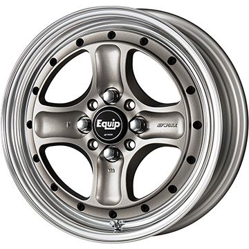 【取付対象】185/55R15 夏タイヤ ホイール4本セット (4/100車用) MILEVER ハーモニック MP270(限定) WORK エクイップ 40 O/H 15インチ【送料無料】