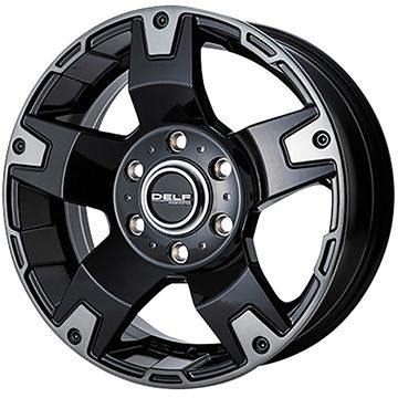 【取付対象】215/60R17 夏タイヤ ホイール4本セット ハイエース200系 MICHELIN アジリス3 109/107T フレックス デルフ ゼロスリー DF-03 17インチ【送料無料】