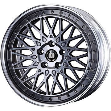 【取付対象】【送料無料】 245/40R19 19インチ GARSON ギャルソン ラグメッシュ 8J 8.00-19 YOKOHAMA ブルーアース GT AE51 サマータイヤ ホイール4本セット