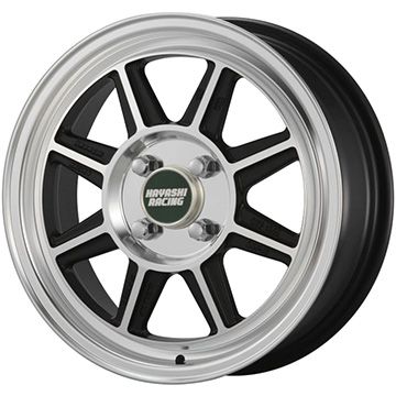 【取付対象】185/55R15 夏タイヤ ホイール4本セット YOKOHAMA ブルーアース ES32 (4/100車用) HAYASHI RACING ハヤシストリート タイプSTF 15インチ【送料無料】