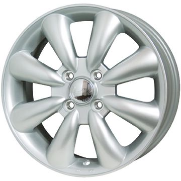 【取付対象】 165/55R14 夏タイヤ ホイール4本セット MILEVER ハーモニック MP247(限定) (軽自動車用) ホットスタッフ ララパーム KC-8 14インチ【送料無料】
