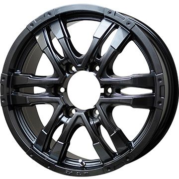 【取付対象】265/70R17 スタッドレスタイヤ ホイール4本セット GRIPMAX アイスX SUV BSW ブラックサイドウォール(限定2022年製) (6/139車用) HOT STUFF マッドクロス ウルフ 17インチ【送料無料】