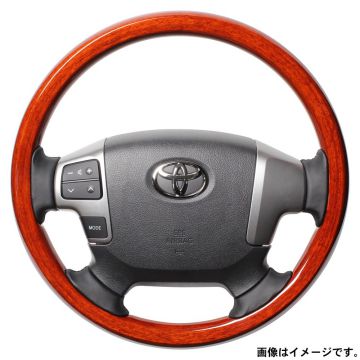 送料無料（一部離島除く）REAL レアル ステアリング ハンドル オリジナルシリーズ オールウッド J200-LBW-BK