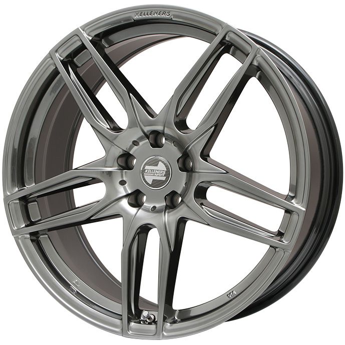 【取付対象】245/45R19 スタッドレスタイヤ ホイール4本セット 輸入車用 BMW X2（U10） MICHELIN エックスアイス スノー KELLENERSスポーツ マインツ(クロームハイパーブラック) 19インチ(送料無料)