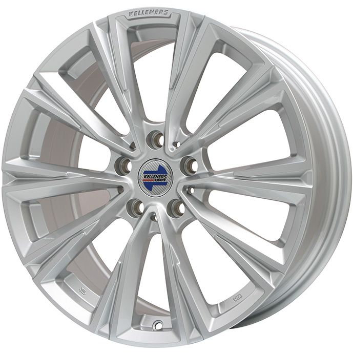 【取付対象】225/45R19 スタッドレスタイヤ ホイール4本セット 輸入車用 BMW X2（F39） MICHELIN エックスアイス スノー KELLENERSスポーツ X-LINE(シルバーポリッシュ) 19インチ(送料無料)