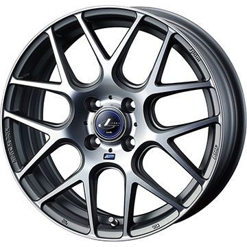 【取付対象】195/45R16 夏タイヤ ホイール4本セット YOKOHAMA アドバン フレバV701 (4/100車用) ウェッズ レオニス NAVIA 06 16インチ【送料無料】