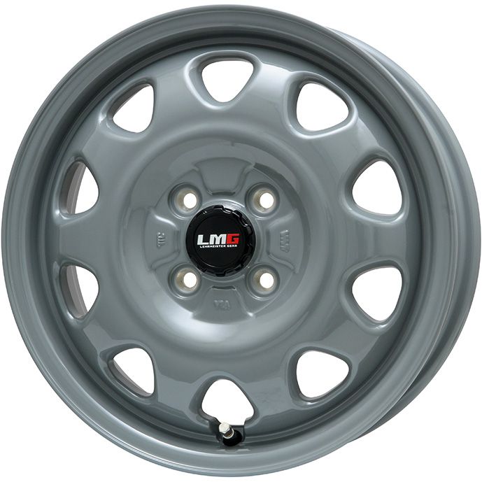 エントリーしてポイント7倍!  165/65R15 夏タイヤ ホイール4本セット GRIPMAX インセプション A/TII RWL(限定) (軽自動車用) レアマイスター LMG OFF-STYLE(グレー) 15インチ