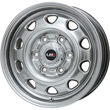 【取付対象】195/80R15 夏タイヤ ホイール4本セット ハイエース200系 GRIPMAX マッドレイジM/T RWL 107/105Q(限定) LEHRMEISTER LMG OFF-STYLE(ハイパーシルバー) 15インチ【送料無料】