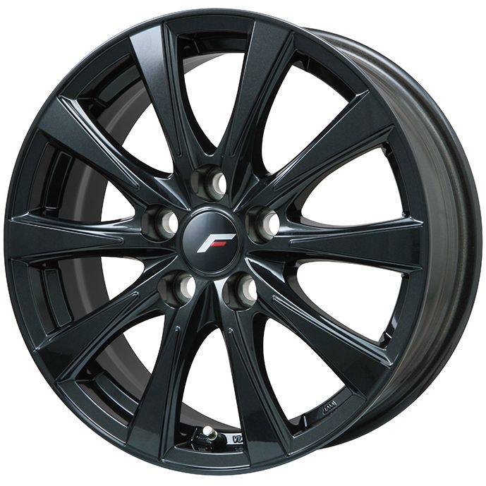 【取付対象】225/55R19 スタッドレスタイヤ ホイール4本セット 40系アルファード/ヴェルファイア用 MICHELIN エックスアイス スノー SUV LEHRMEISTER LF-イゾラII ブラックメタリック(平座ナット) 19インチ(送料無料)