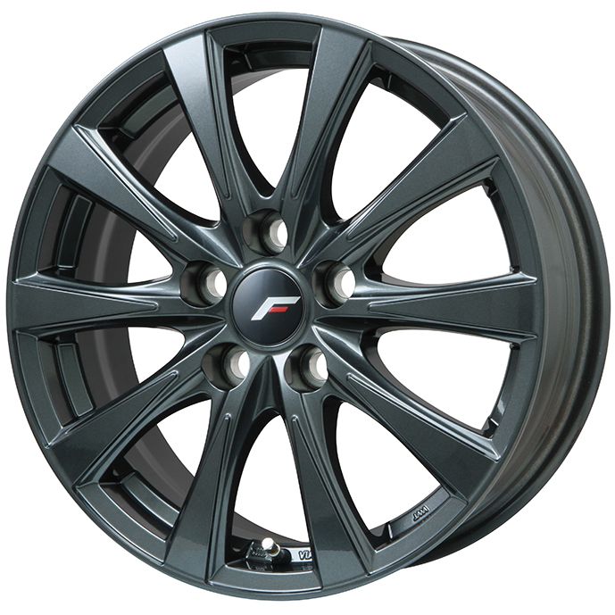 【取付対象】225/55R19 スタッドレスタイヤ ホイール4本セット 40系アルファード/ヴェルファイア用 MICHELIN エックスアイス スノー SUV LEHRMEISTER LF-イゾラII ガンメタリック(平座ナット) 19インチ(送料無料)