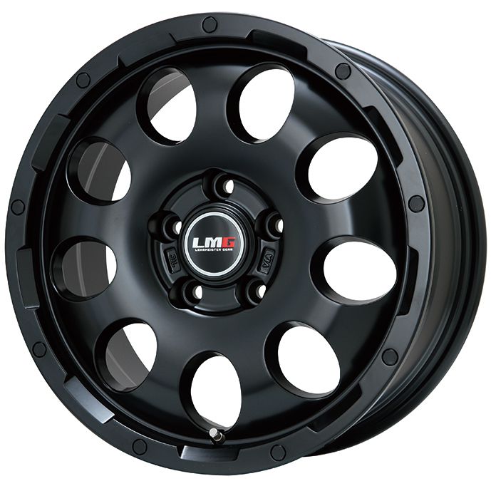 235/60R18 オールシーズンタイヤ ホイール4本セット (5/114車用) GRIPMAX シュアグリップ オールシーズン(限定) レアマイスター LMG CS-9 マットブラック 18インチ