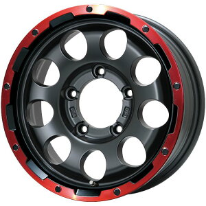 【取付対象】195/80R15 夏タイヤ ホイール4本セット ジムニーシエラ YOKOHAMA S207 LEHRMEISTER LMG CS-9 マットブラック/レッドリム 15インチ【送料無料】