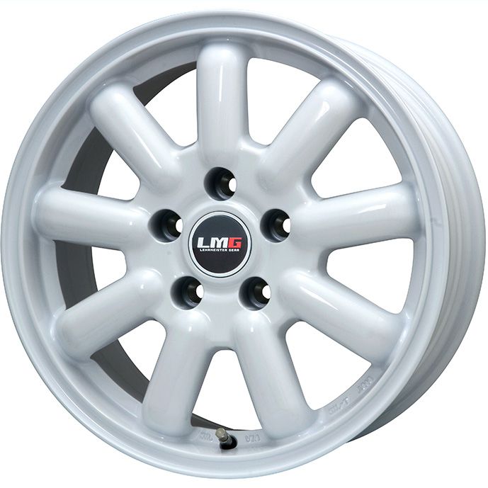 225/65R17 オールシーズンタイヤ ホイール4本セット (5/114車用) KUMHO マーシャル MH22 オールシーズン(限定) レアマイスター LMG MOS-9(ホワイト) 17インチ