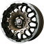 【取付対象】215/70R16 スタッドレスタイヤ ホイール4本セット GRIPMAX アイスX SUV BSW ブラックサイドウォール(限定2022年製) (5/114車用) LEHRMEISTER LMG MS-9W ブロンズリムポリッシュ 16インチ【送料無料】