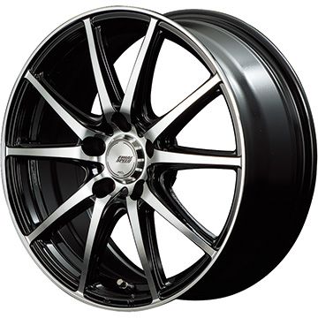 【取付対象】225/55R17 夏タイヤ ホイール4本セット YOKOHAMA ブルーアース RV-03 (5/114車用) MID ファイナルスピード GR-ガンマ ブラックポリッシュ 17インチ【送料無料】