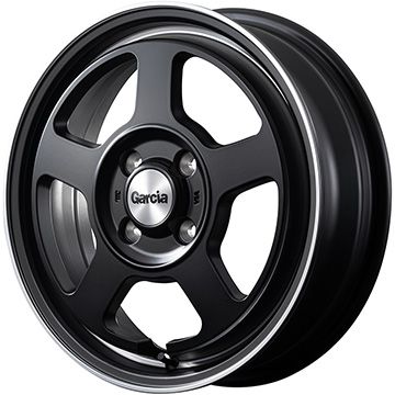 【取付対象】155/80R14 オールシーズンタイヤ ホイール4本セット YOKOHAMA ブルーアース Van RY61 オールシーズン 88/86N プロボックス/サクシード(160系) MID ガルシア シカゴ5 14インチ【送料無料】