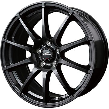 【取付対象】195/65R15 夏タイヤ ホイール4本セット DUNLOP EC202L (5/100車用) MID シュナイダー スタッグ 15インチ【送料無料】