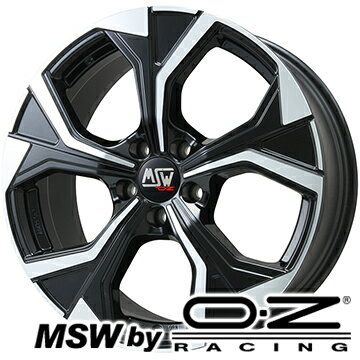 【取付対象】225/40R18 スタッドレスタイヤ ホイール4本セット 輸入車用 プジョー308 2014- DUNLOP ウインターマックス 03 WM03 MSW by OZ Racing MSW 43(グロスブラックフルポリッシュ) 18インチ【送料無料】