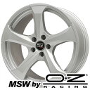 【取付対象】245/45R19 スタッドレスタイヤ ホイール4本セット 輸入車用 ベンツSクラス（W222/C217） PIRELLI ウィンター アイスゼロアシンメトリコ MSW by OZ Racing MSW 47(フルシルバー) 19インチ【送料無料】