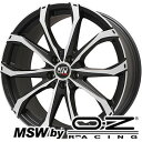 【取付対象】245/45R19 夏タイヤ ホイール4本セット YOKOHAMA ブルーアース GT AE51 (5/114車用) MSW by OZ Racing MSW 48(マットブラックポリッシュ) 19インチ【送料無料】