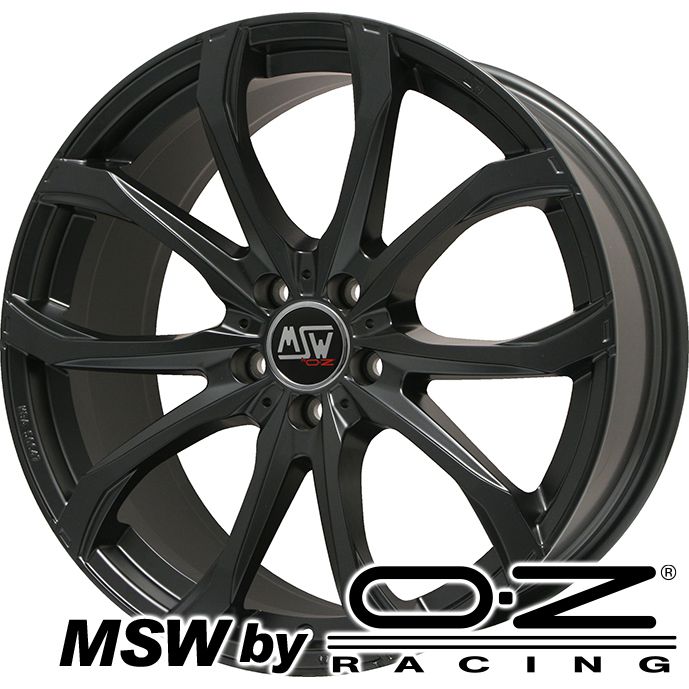 【取付対象】【送料無料】 225/45R18 18インチ MSW by OZ Racing MSW 48(マットブラック) 8J 8.00-18 DUNLOP ルマン V(ファイブ) サマータイヤ ホイール4本セット