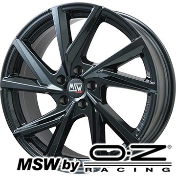 【取付対象】215/55R18 スタッドレスタイヤ ホイール4本セット 輸入車用 ボルボ（V60 クロスカントリー 2019-） DUNLOP ウインターマックス 03 WM03 MSW by OZ Racing MSW 80 18インチ【送料無料】