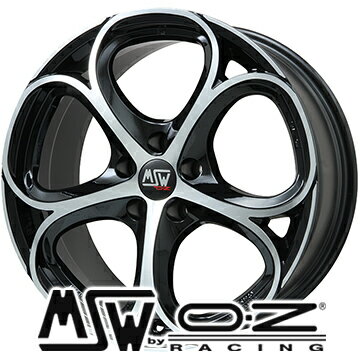 【取付対象】225/45R18 スタッドレスタイヤ ホイール4本セット 輸入車用 ジュリア YOKOHAMA アイスガード セブンIG70 MSW by OZ Racing MSW 82(グロスブラックポリッシュ) 18インチ【送料無料】
