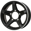 【取付対象】195/80R15 夏タイヤ ホイール4本セット ジムニーシエラ TOYO OPEN COUNTRY A/T III PREMIX エステラ(マットブラック/リムポリッシュ) 15インチ【送料無料】