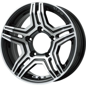 【取付対象】195/80R15 スタッドレスタイヤ ホイール4本セット ジムニーシエラ用 DUNLOP ウインターマックス SJ8+ PREMIX グラバス-Jr(ブラックポリッシュ) 15インチ【送料無料】