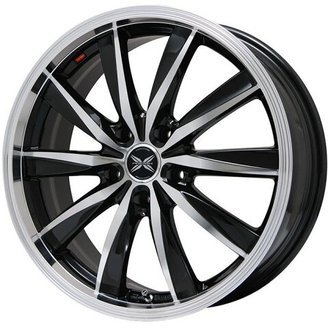 【送料無料】 225/65R17 17インチ PREMIX プレミックス ルマーニュ(ブラックポリッシュ) 7J 7.00-17 YOKOHAMA ヨコハマ ブルーアース RV-02 サマータイヤ ホイール4本セット