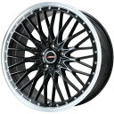 【取付対象】235/50R18 スタッドレスタイヤ ホイール4本セット MICHELIN エックスアイス スノー (5/114車用) PREMIX MER PROMESH グロスブラック/リムポリッシュ 18インチ【送料無料】