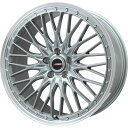 【取付対象】235/55R18 スタッドレスタイヤ ホイール4本セット DUNLOP ウインターマックス SJ8+ (5/114車用) PREMIX MER PROMESH ダークシルバー/リムポリッシュ 18インチ【送料無料】